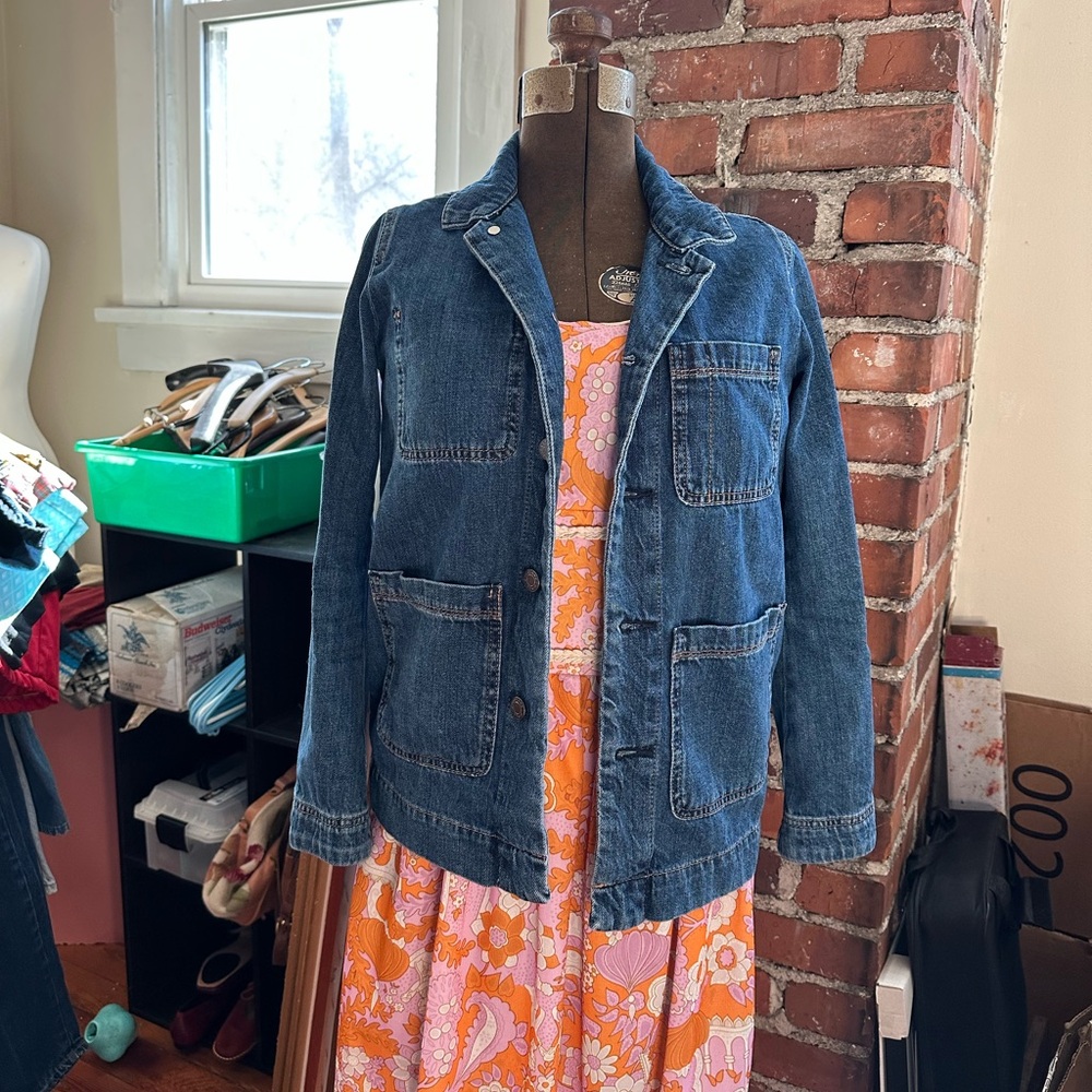 Everlane Blue Denim Jean Jacket - Picture 2 of 5